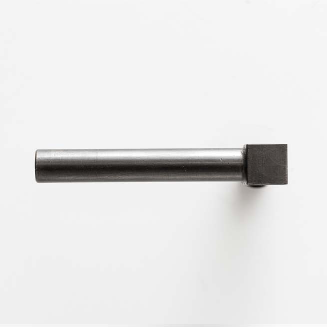 Geometrischer Türdrücker aus Bronze