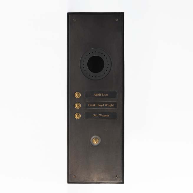 Klingeltableau Wagner aus Bronze