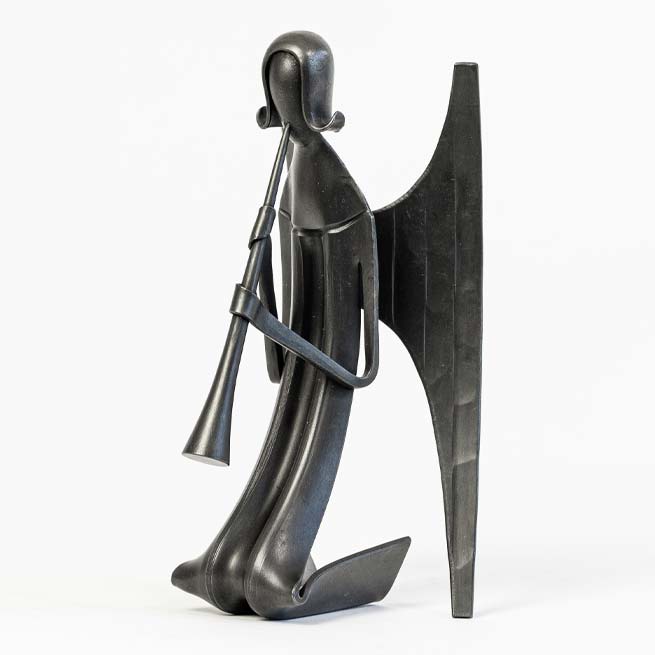 Kleinskulptur Engel kniend der Kunstschmiede Bergmeister