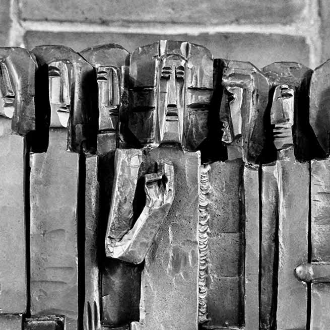 Figurenfries aus Bronze