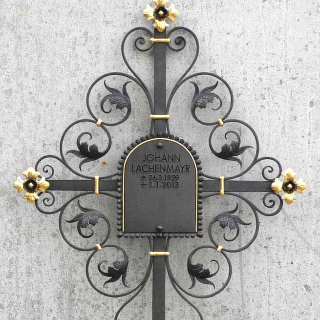 Nachbildung barockes Grabreuz - Vorschau
