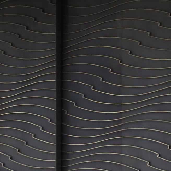 Tor Waves mit Bronzeapplikationen