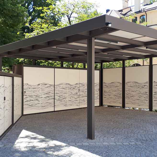 Carport mit Stahlkonstruktion - Vorschau
