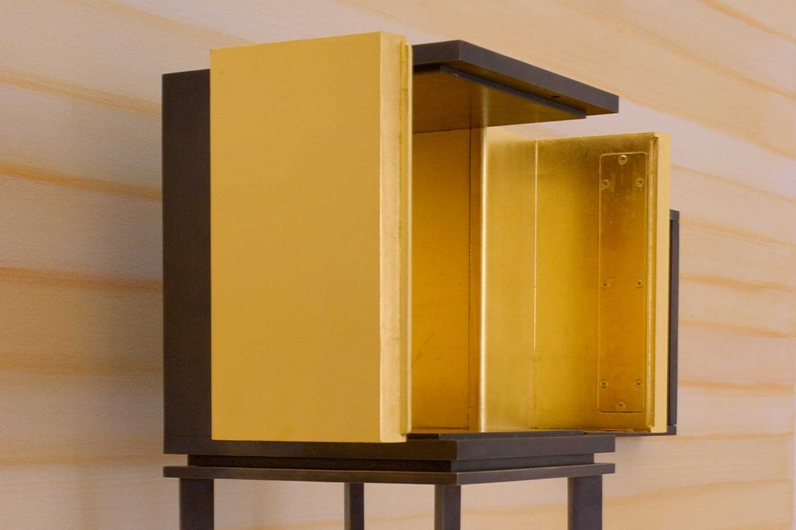 Detail des Tabernakelschreins in geöffnetem Zustand