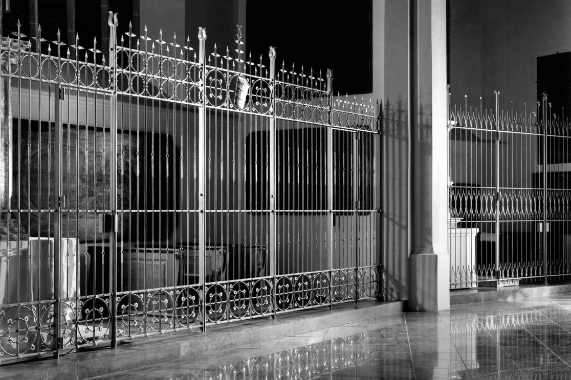 Geschmiedetes Kapellengitter