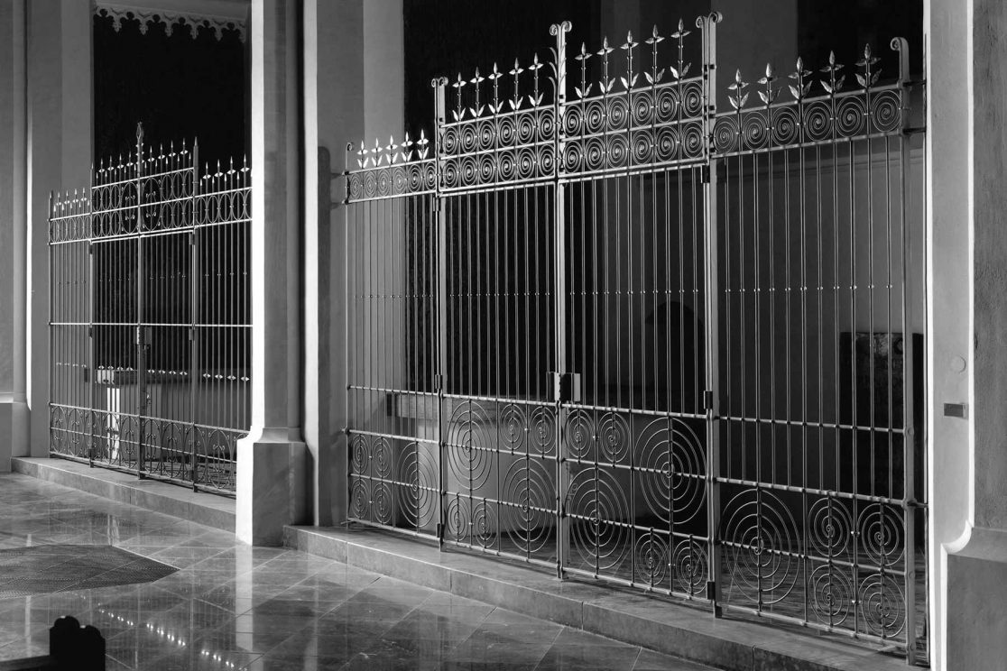 Kapellengitter geschmiedet