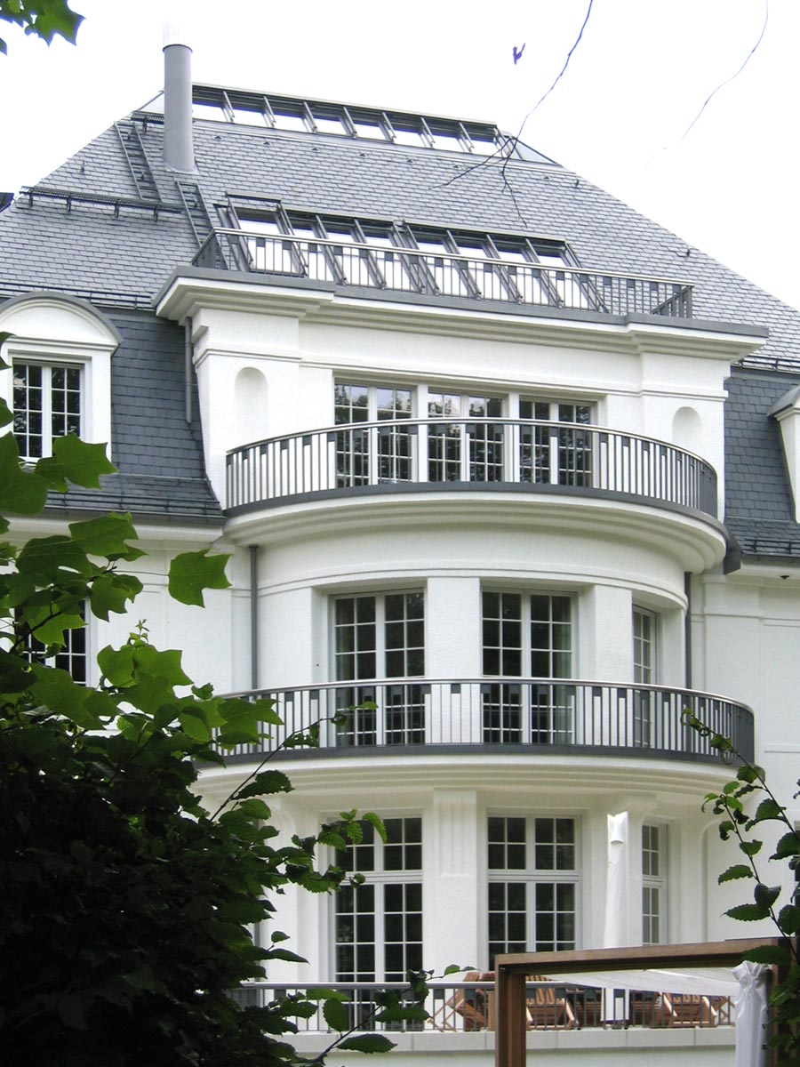 Nachbau Balkongeländer Thomas-Mann-Haus - aus Stahl geschmiedet