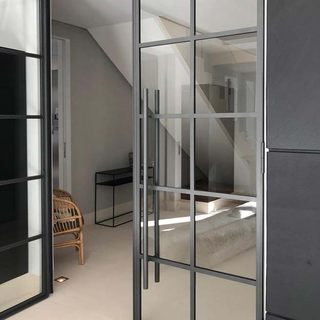 Verglaste Stahltüre Industrial Look