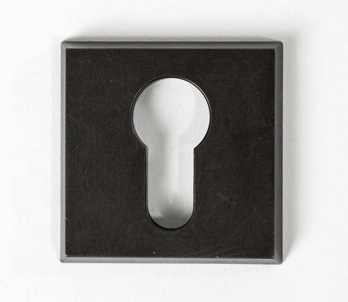 PZ-Rosette quadratisch ohne Bohrlöcher