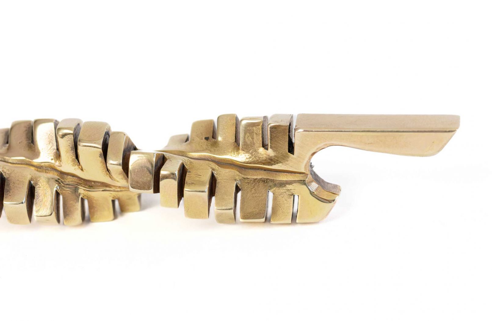 Detailasnicht des Flaschenöffners Retorta