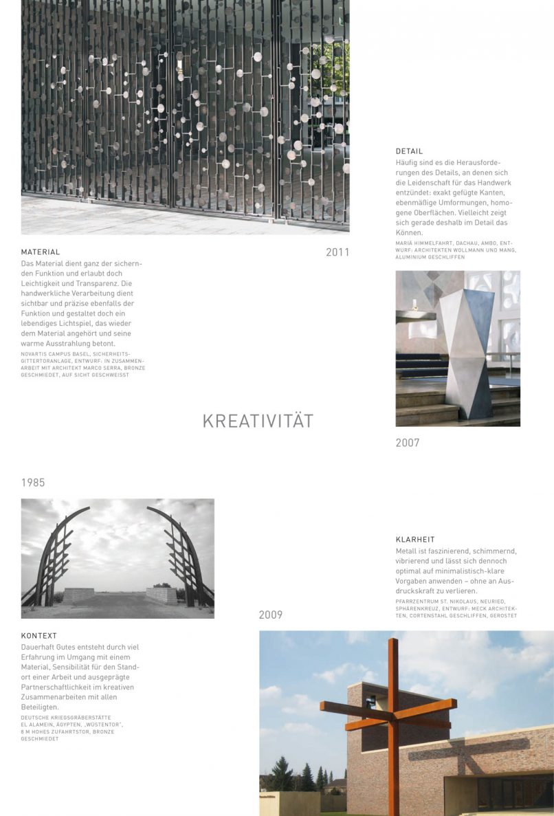 60 Jahre Kunstschmiede Bergmeister