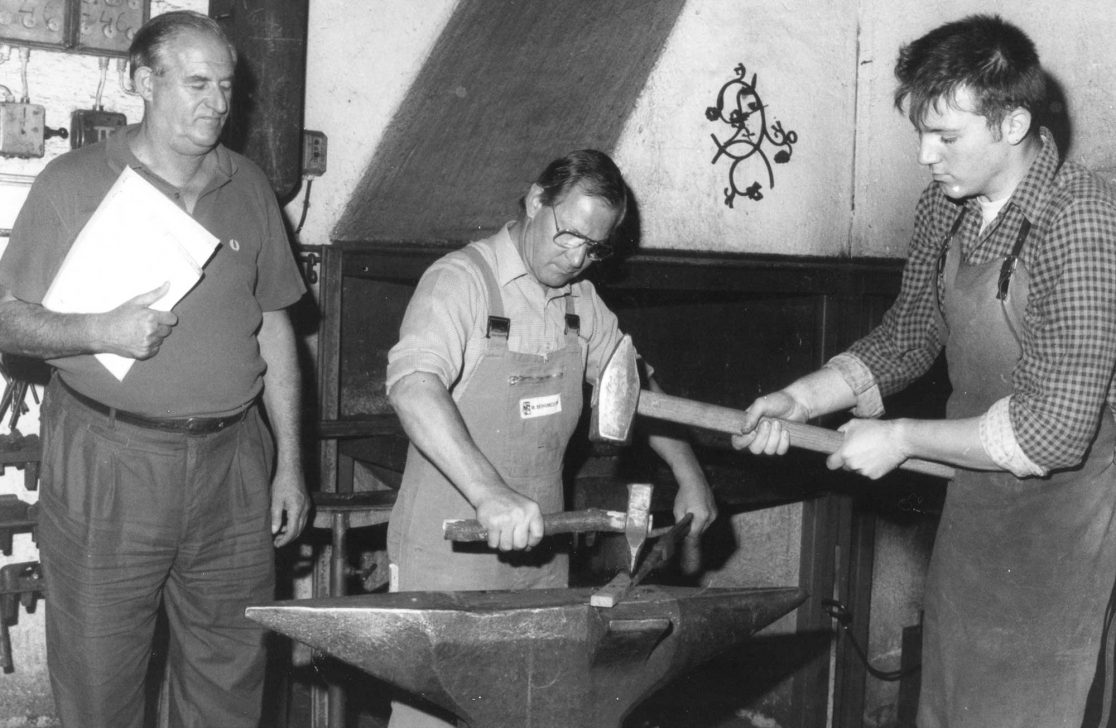 Die alte Werkstatt der Kunstschmiede Bergmeister